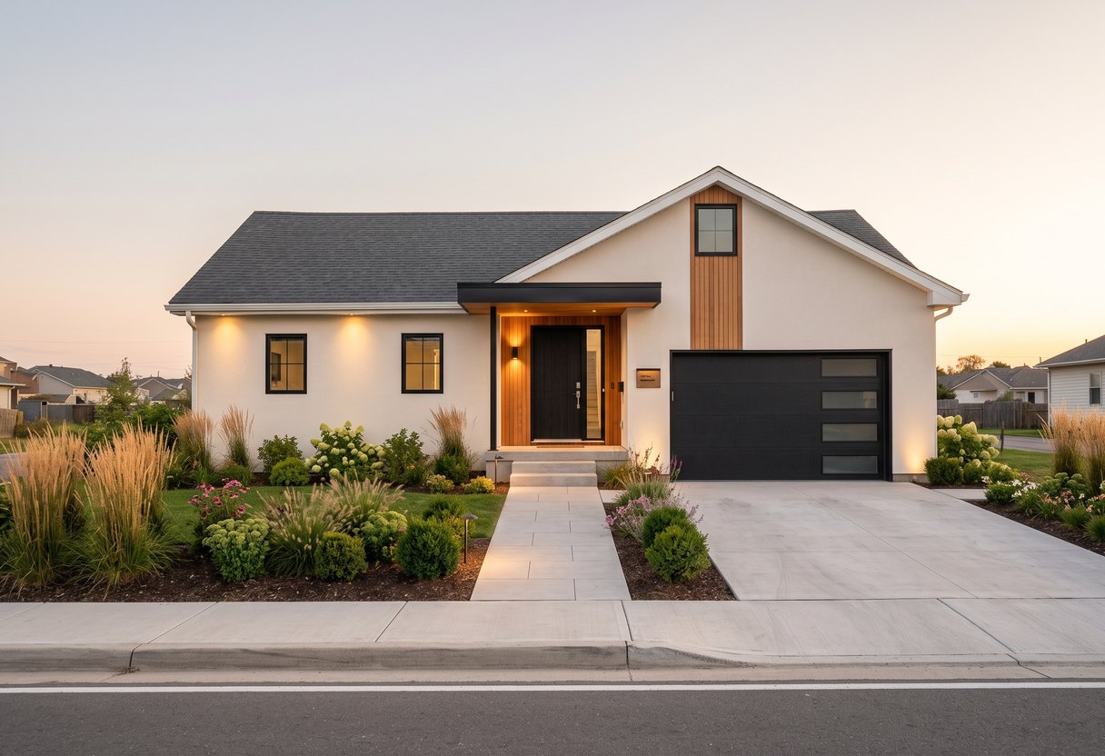 A house exterior redesigned by AI for better curb appeal