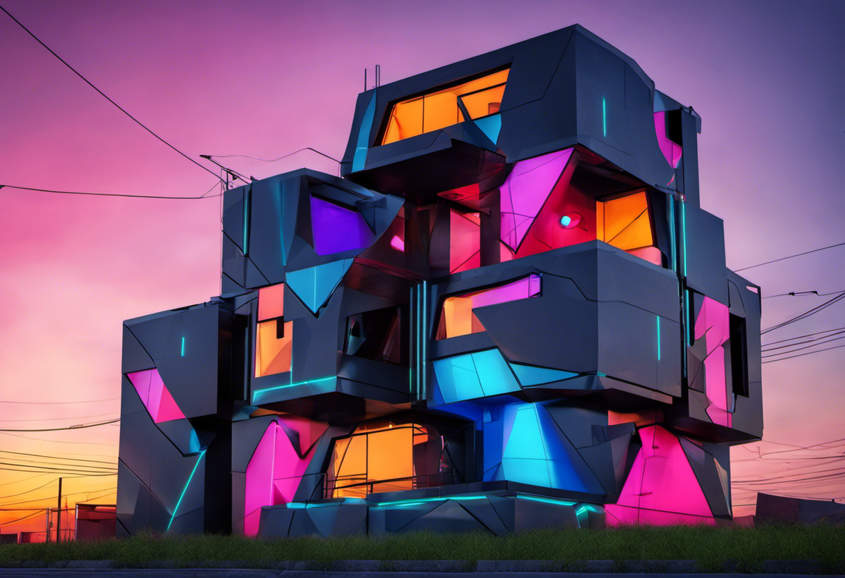 ai4spaces: Cyberpunk House Exterior