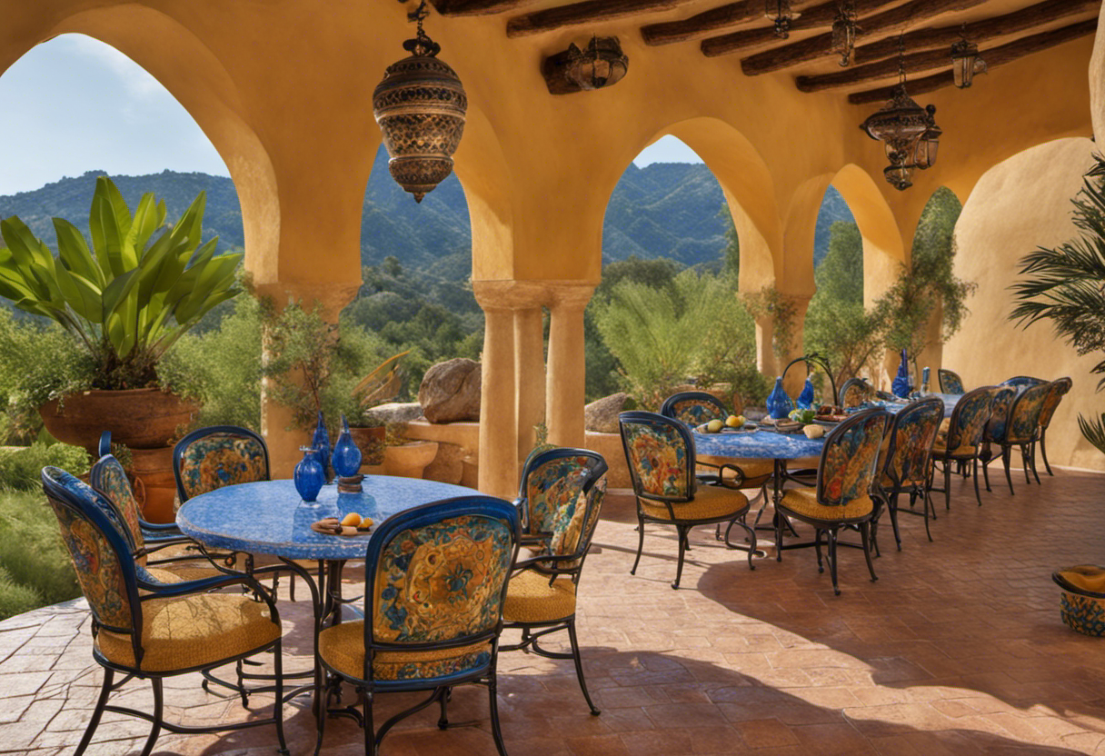 Mediterranean Outdoor Dining Area