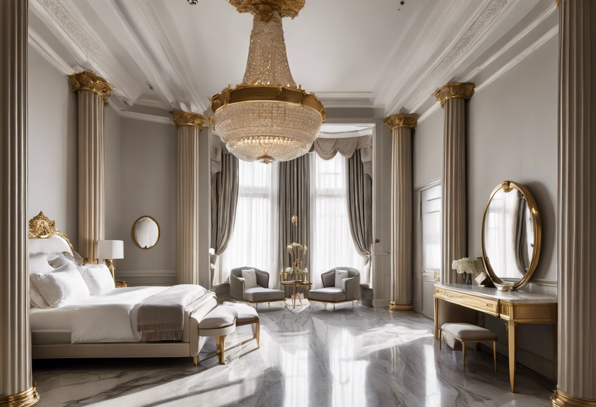Neoclassical Hotel Bedroom