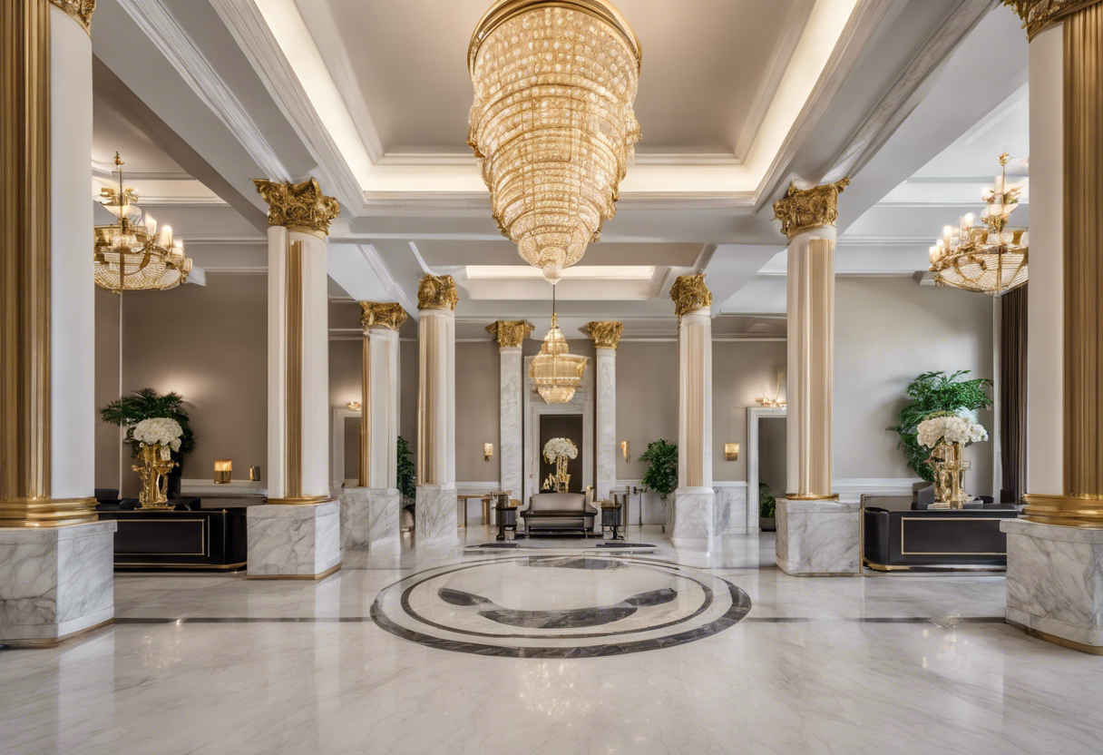 Neoclassical Hotel Lobby