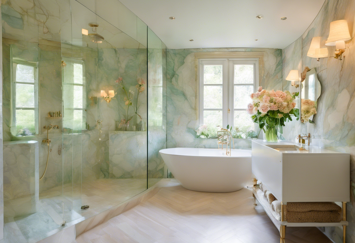 Claude Monet Bathroom