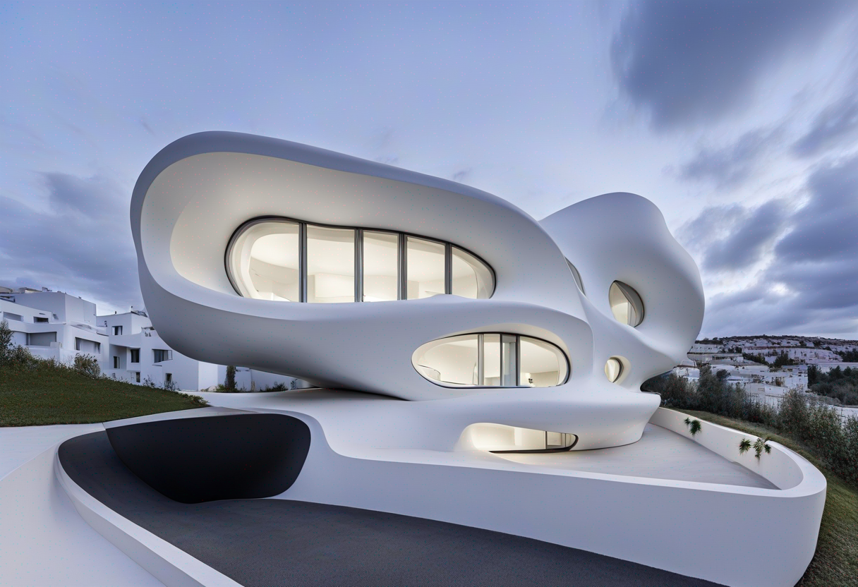 ai4spaces: Zaha Hadid House Exterior