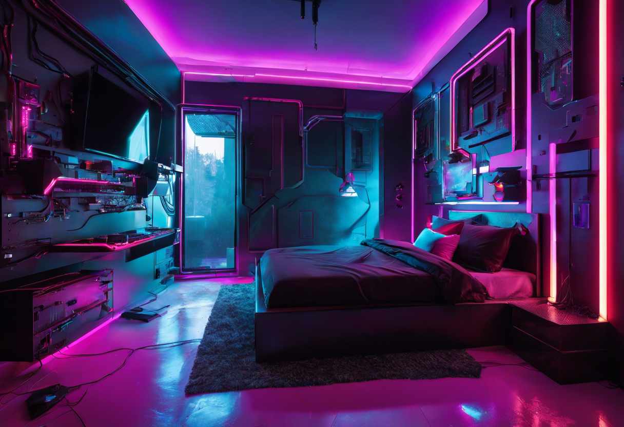Cyberpunk Bedroom
