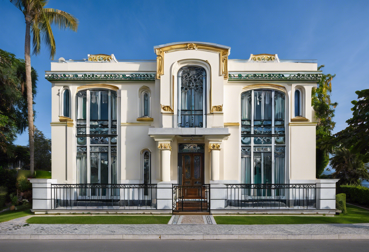 Art Deco House Exterior