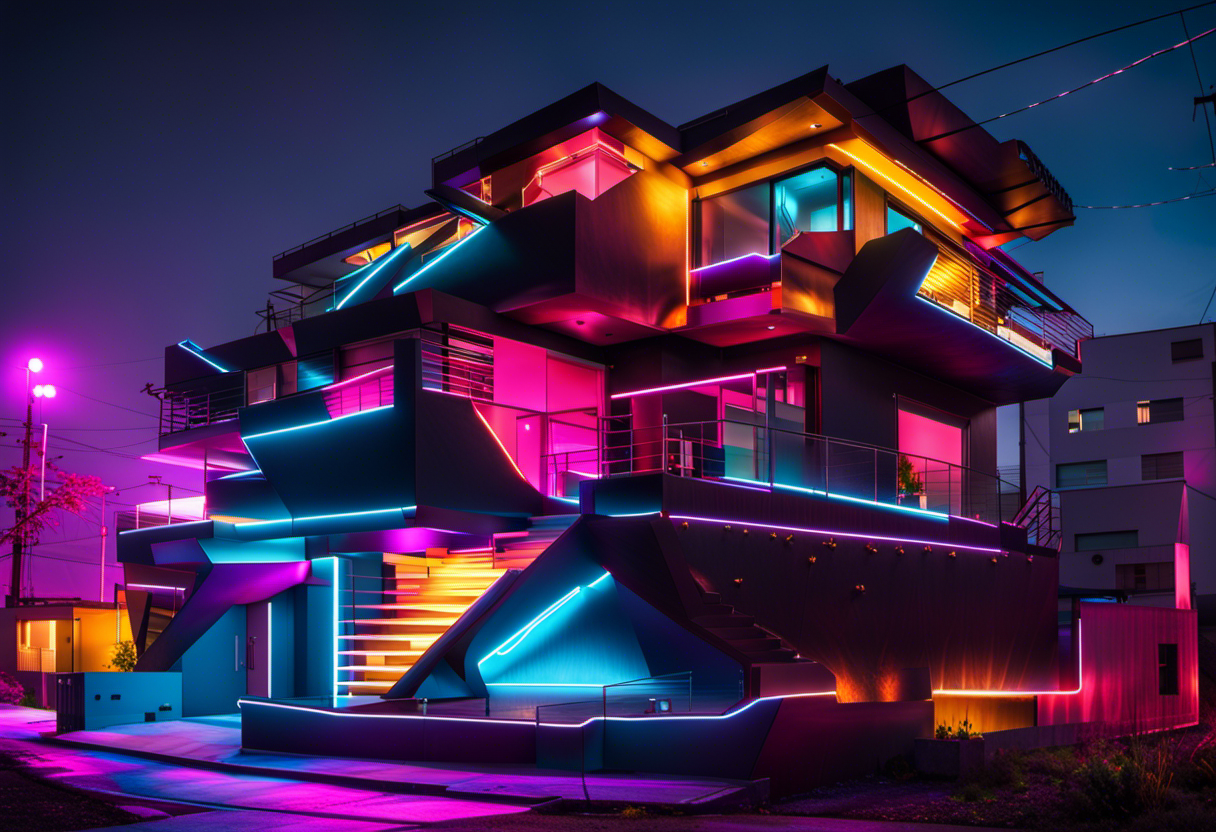 ai4spaces: Cyberpunk House Exterior