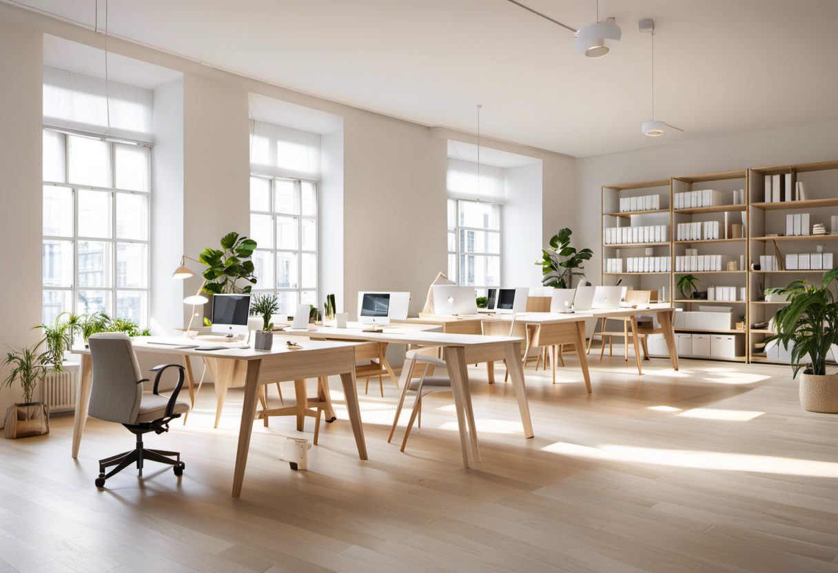 Scandinavian Open Office Space