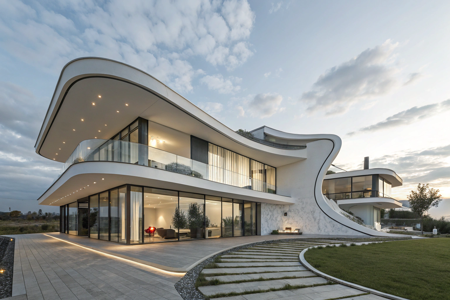 Zaha Hadid House Exterior