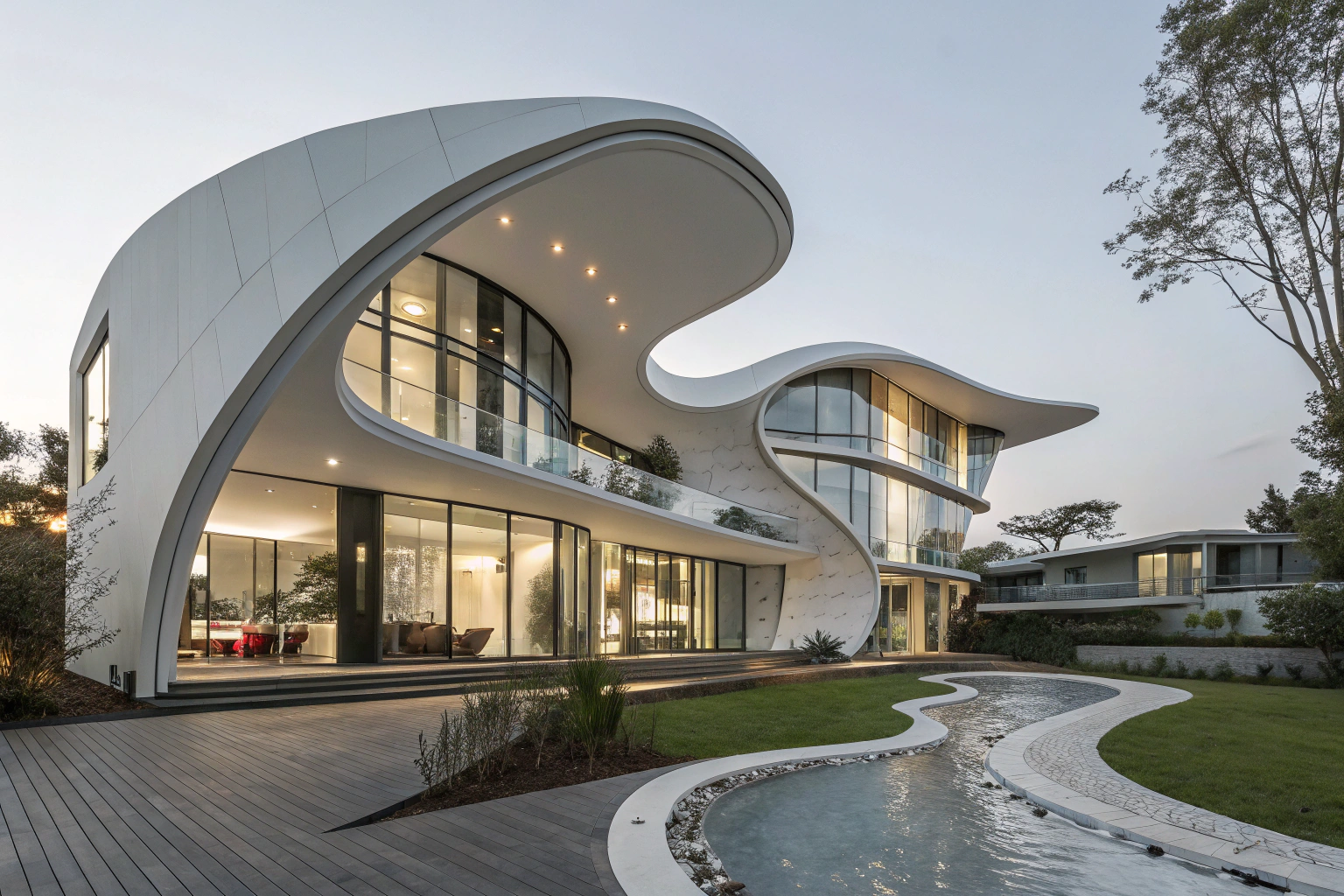 Zaha Hadid House Exterior