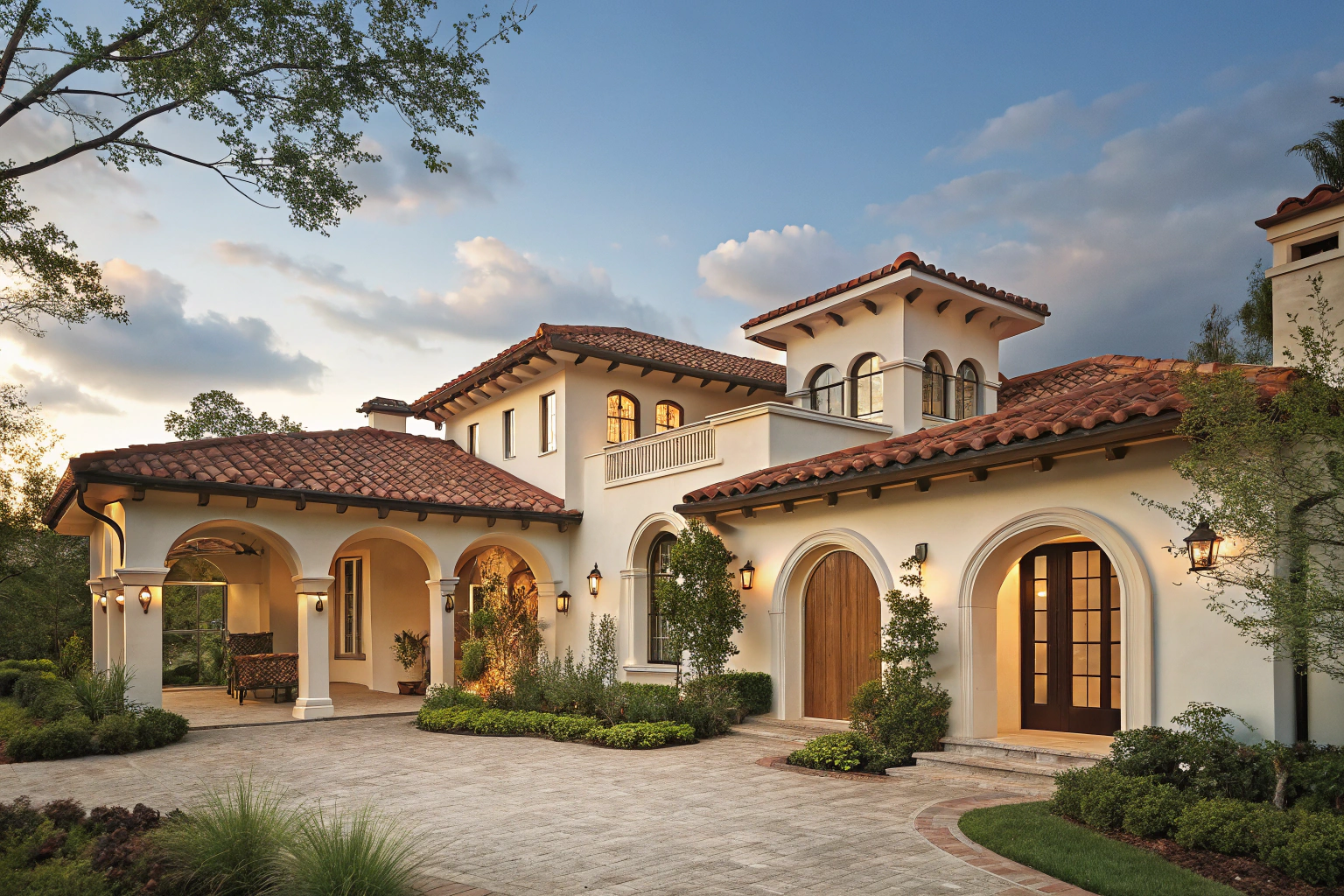 Mediterranean House Exterior