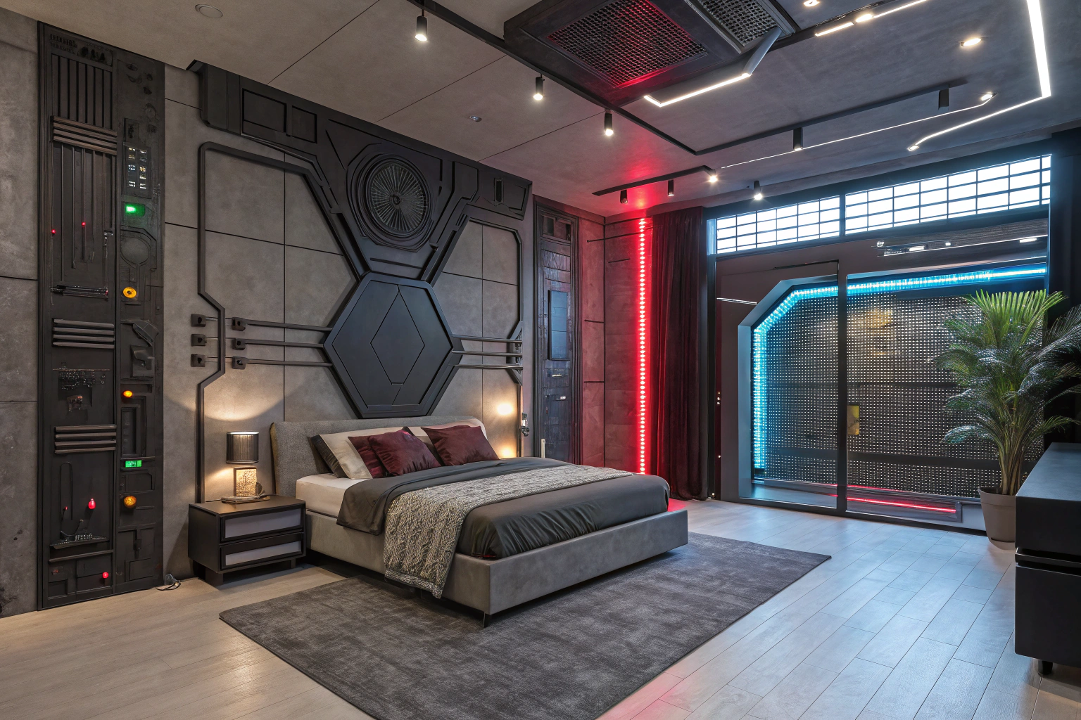 Cyberpunk Bedroom