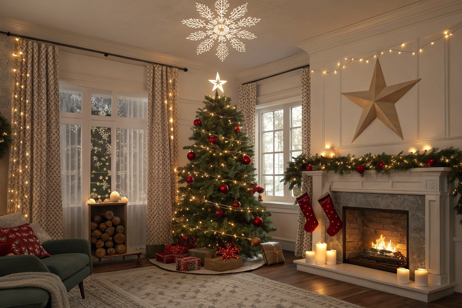 Christmas Living Room