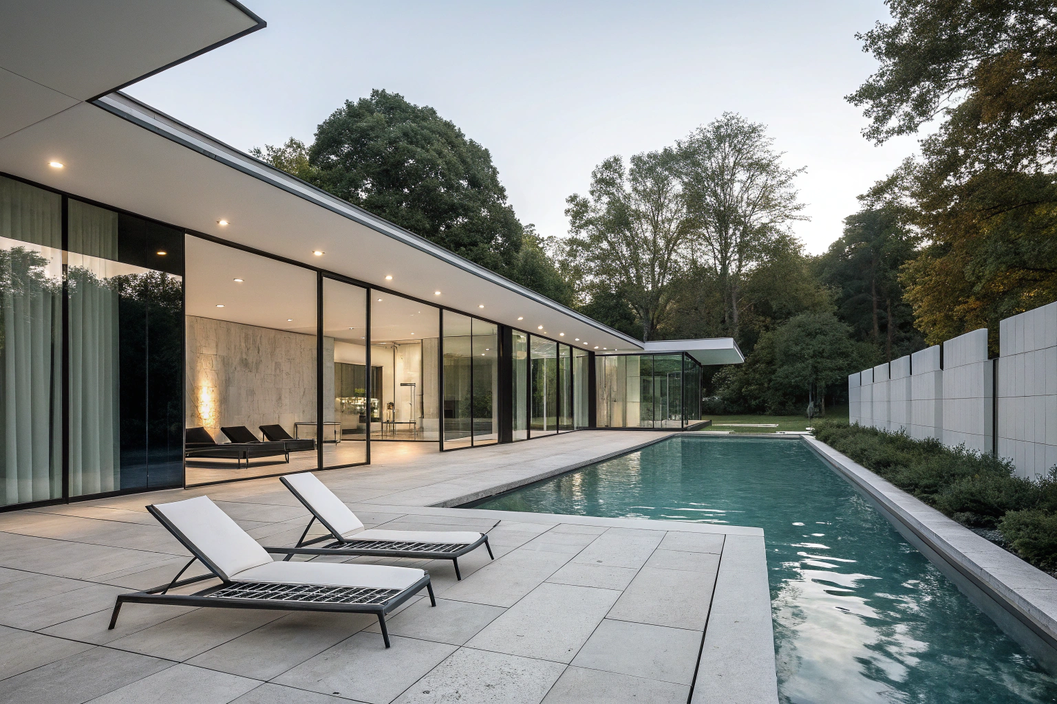 Mies van der Rohe Outdoor Swimming Pool