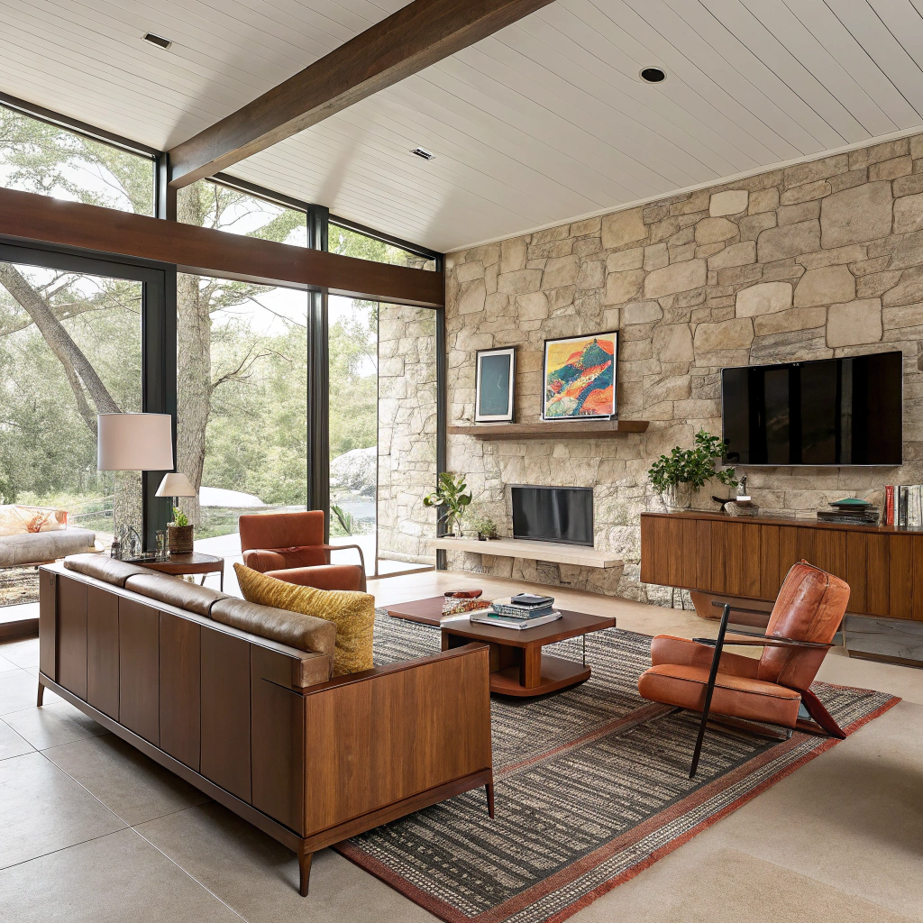 Mid-Century Modern Living Room