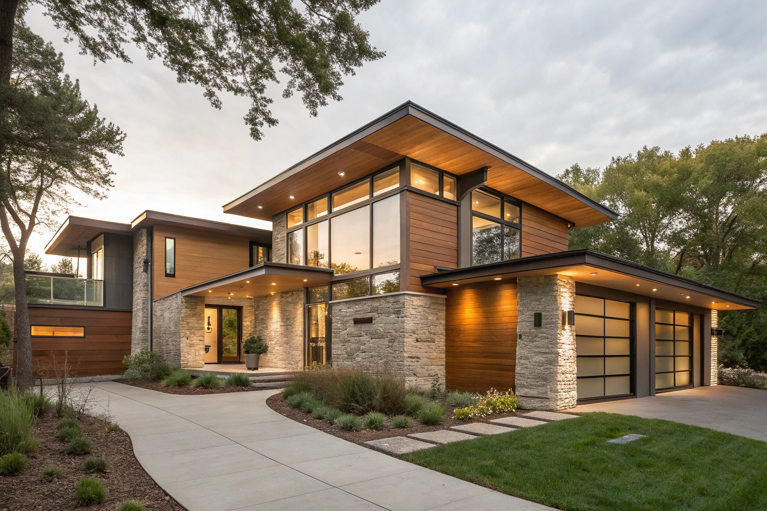 Mid-Century Modern House Exterior