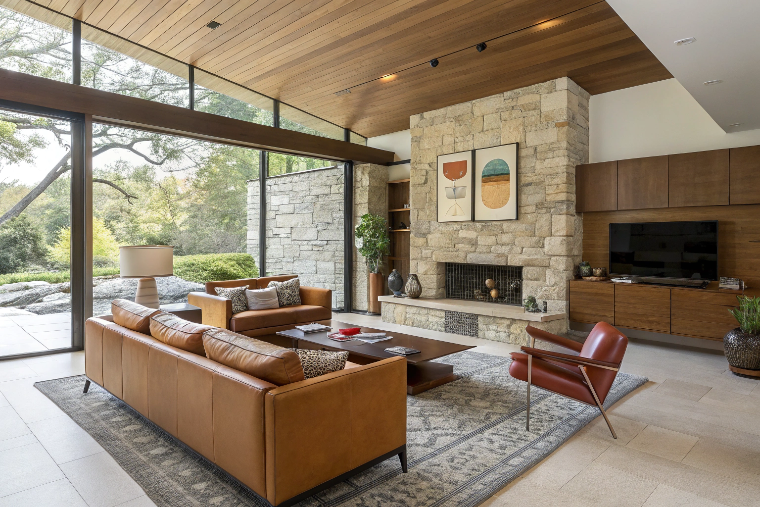 Mid-Century Modern Living Room