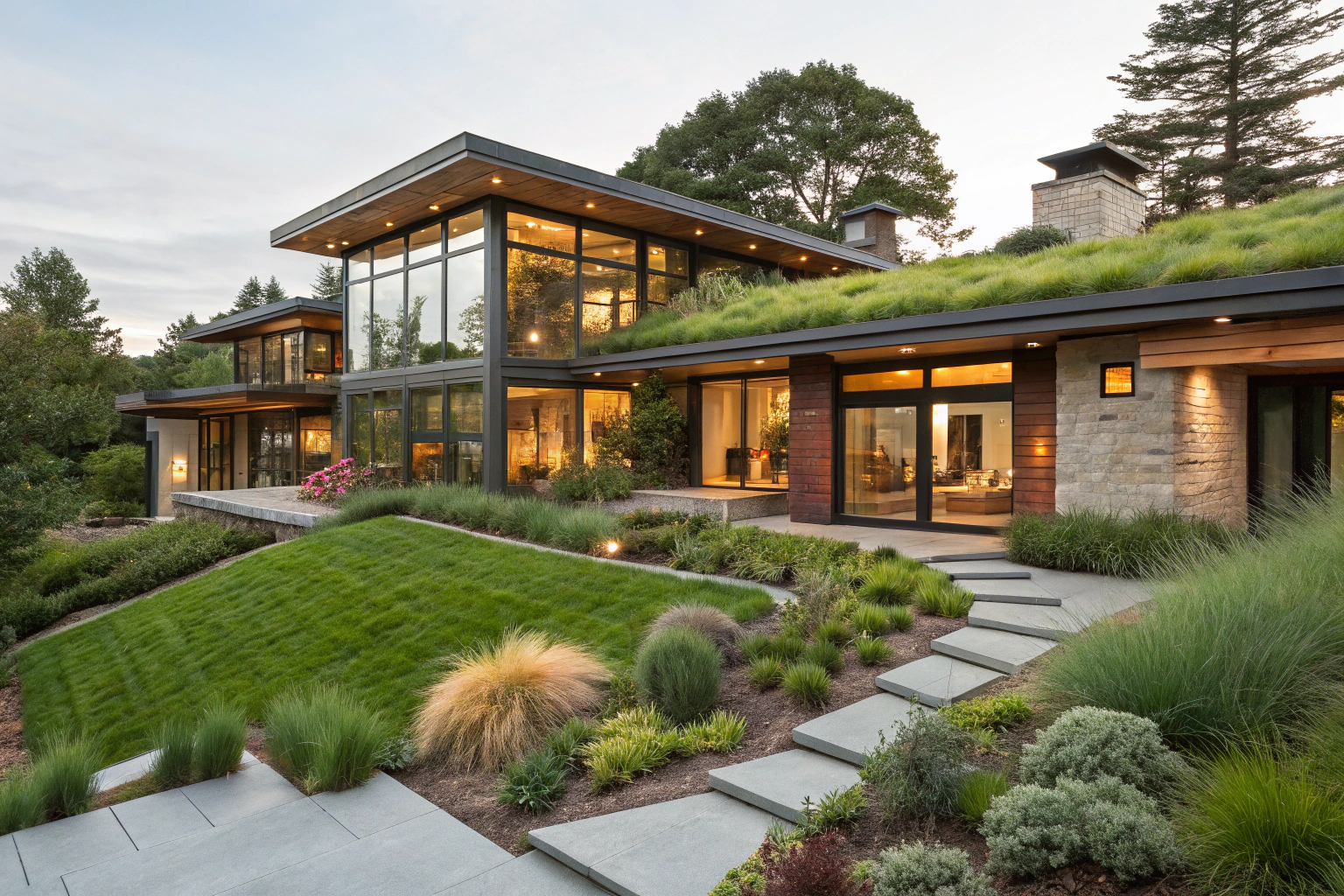 Biophilic House Exterior