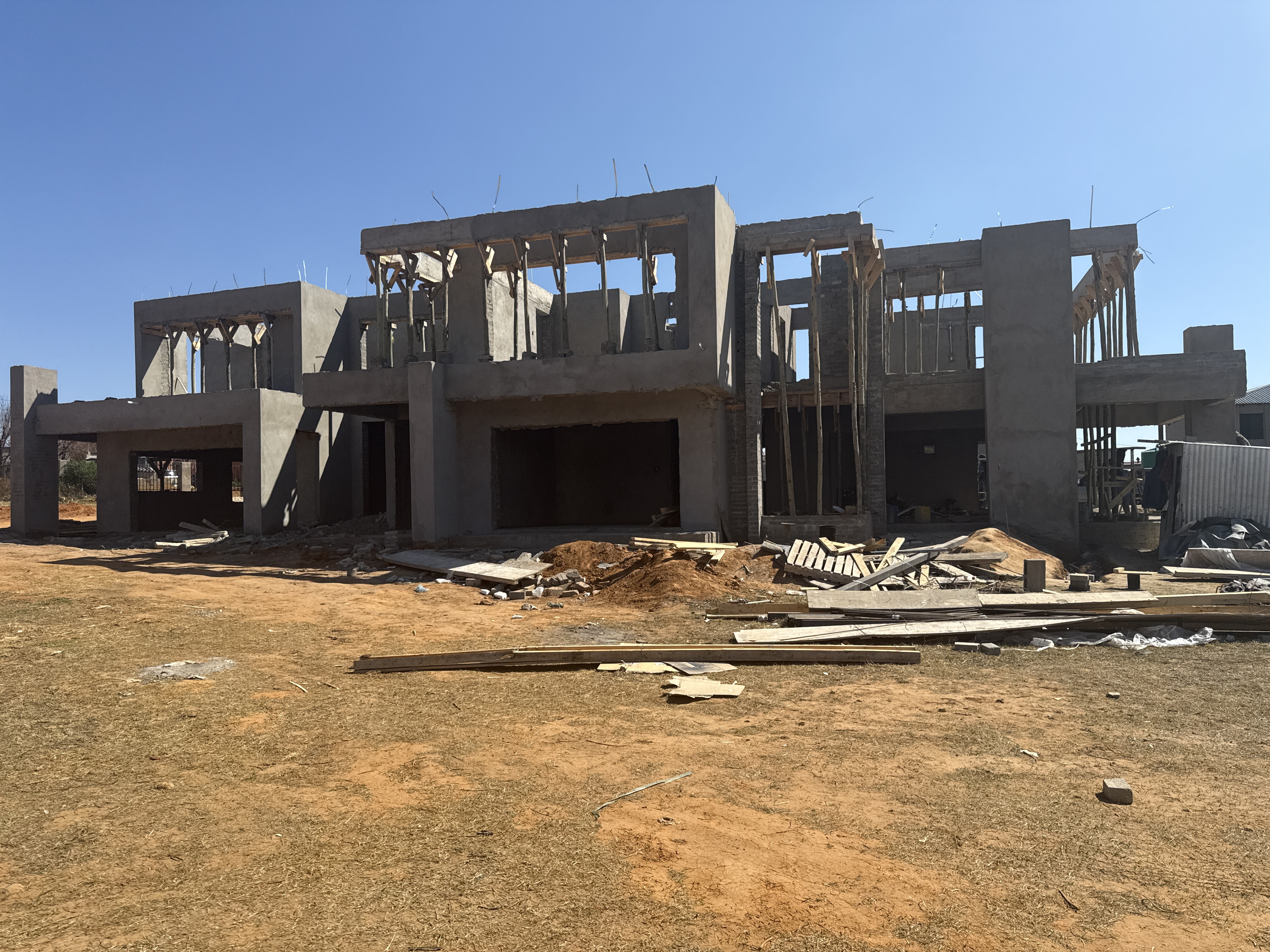 Old Contemporary House Exterior