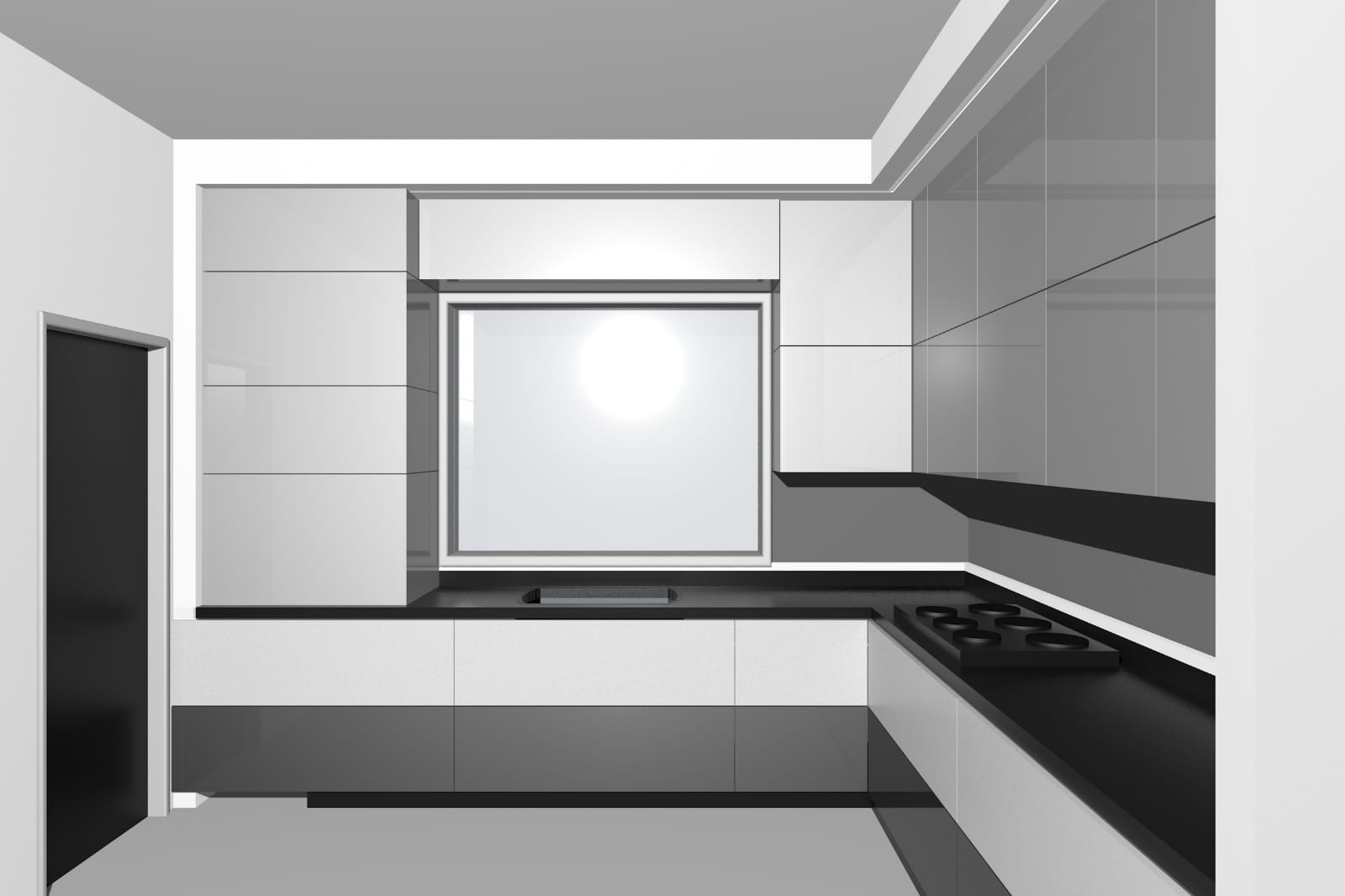 Old Contemporary Kitchen