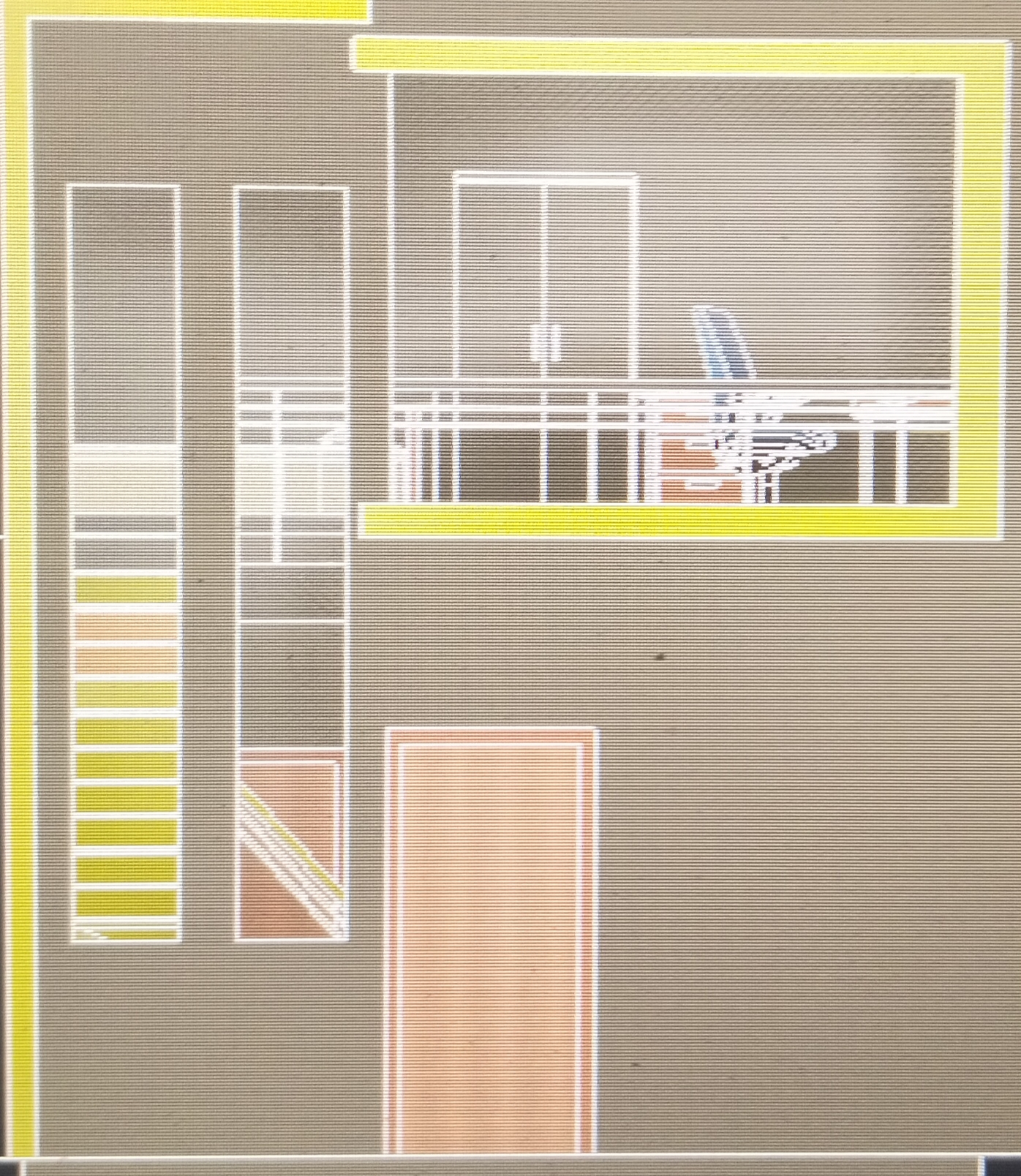 Old Minimalist House Exterior