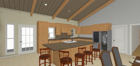 Old Biophilic Kitchen