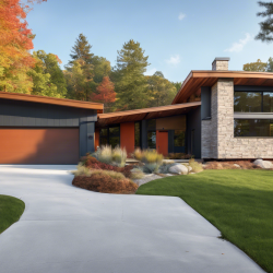 Mid-Century Modern House Exterior