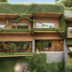 Biophilic House Exterior