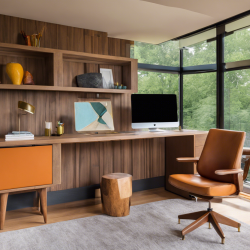 Mid-Century Modern Home Office