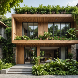 Biophilic House Exterior