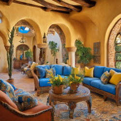 Mediterranean Living Room