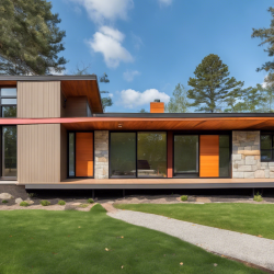 Mid-Century Modern House Exterior