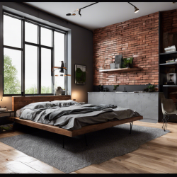 Industrial Bedroom