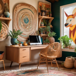 Bohemian Home Office