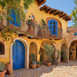 Mediterranean House Exterior