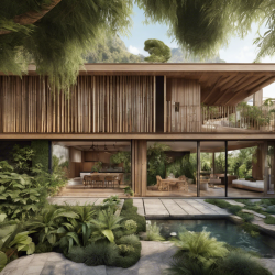 Biophilic House Exterior