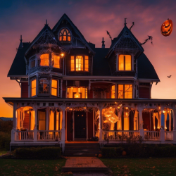 Halloween House Exterior