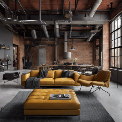 Industrial Living Room