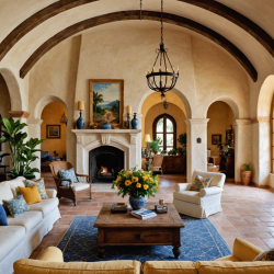 Mediterranean Living Room