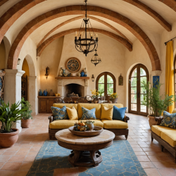 Mediterranean Living Room