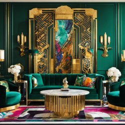 Art Deco Living Room