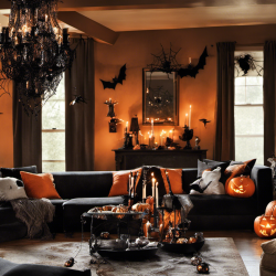 Halloween Living Room