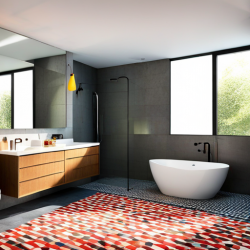 Mid-Century Modern Bathroom