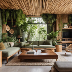 Biophilic Living Room