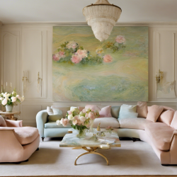Claude Monet Living Room