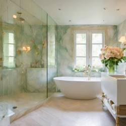 Claude Monet Bathroom
