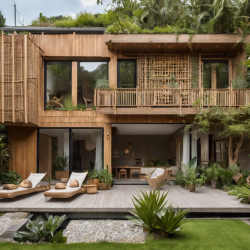 Biophilic House Exterior