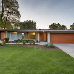 Mid-Century Modern House Exterior