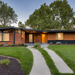 Mid-Century Modern House Exterior