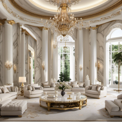 Neoclassical Living Room