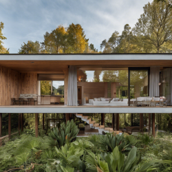 Biophilic House Exterior